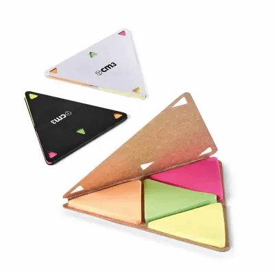 Mini Bloco Triangular Sticky Notes Personalizad