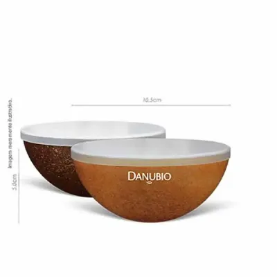 Mini Bowl Redonda em Fibra de Cocomadeira