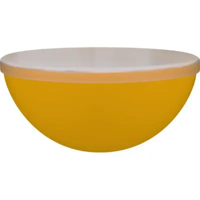 Mini Bowl Tampa Amarelo 240ml Plastico Premium