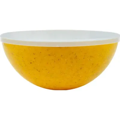 Mini Bowl Tampa Fibra Madeira Amarelo 240ml