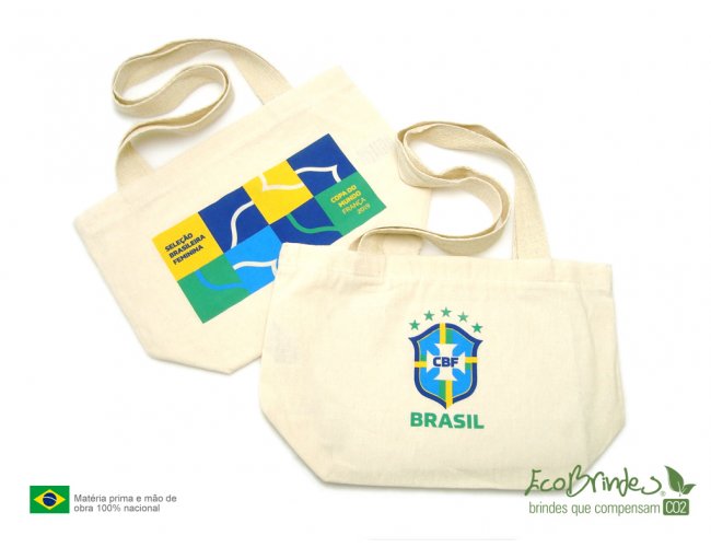 Mini Ecobag Algodão 3020