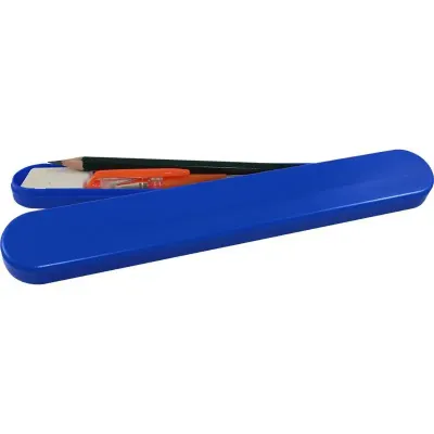 Mini Estojo Azul Plastico