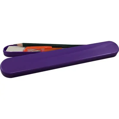 Mini Estojo Lilas Plastico