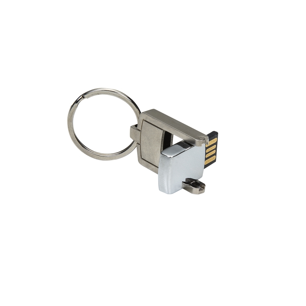 Mini Pen Drive 4GB Giratório Personalizado — foto 3