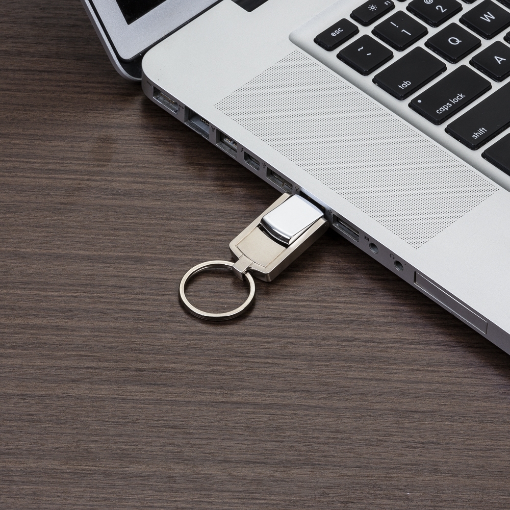 Mini Pen Drive 4GB Giratório Personalizado — foto 4