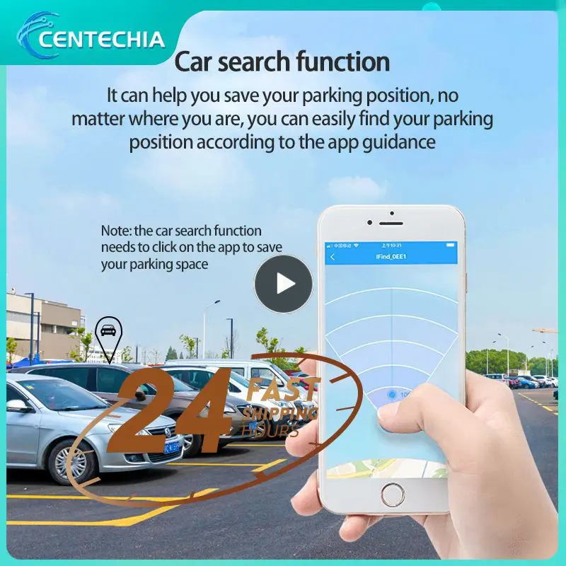 Mini Smart GPS Tracker Anti-Lost à Prova D'Água para Pets, Cães, Gatos e Crianças com Conexão Bluetooth