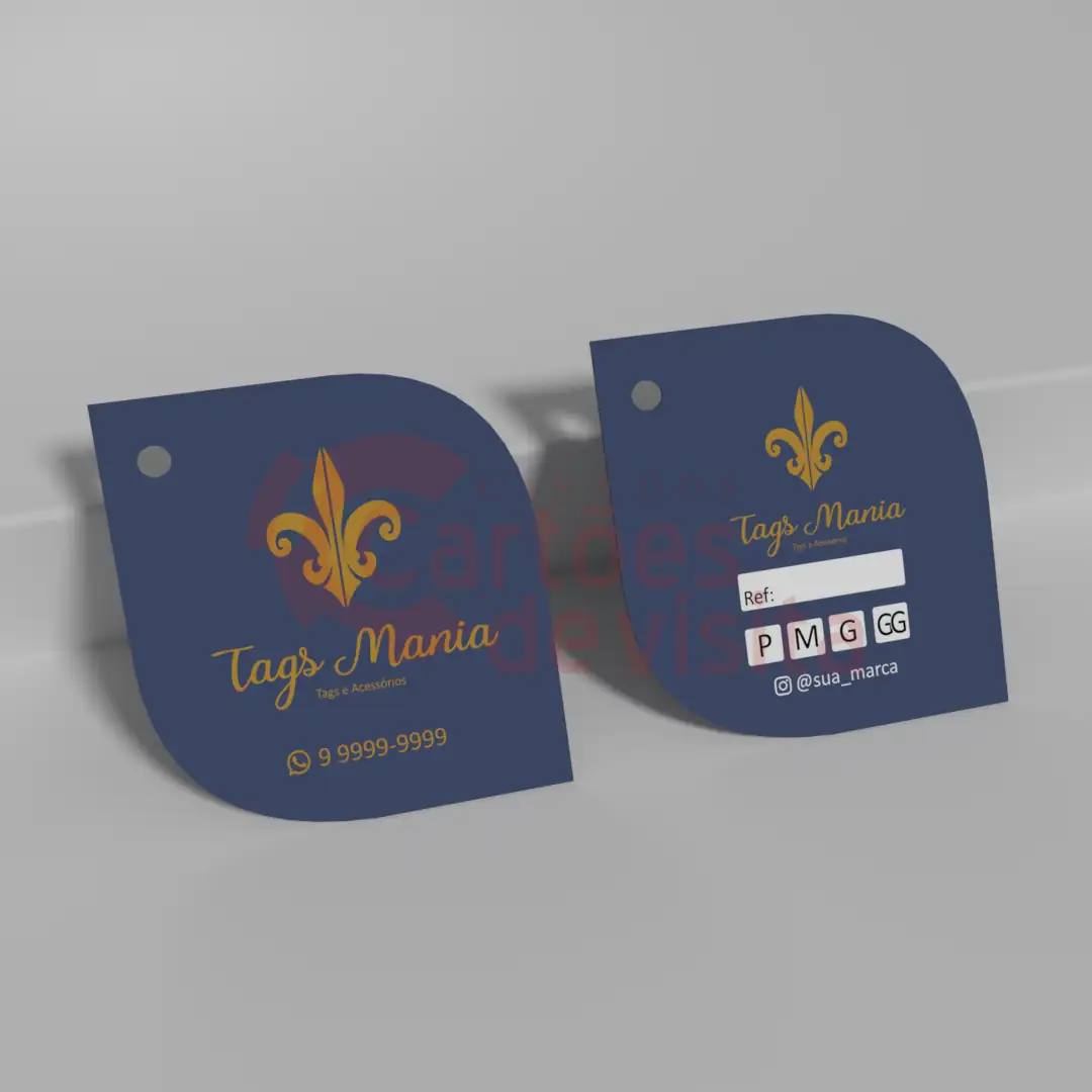Mini Tag Folha Para Bolsas, Sapatos, Roupas, Anéis. Tamanho: 4,2x4,2cm - modelo 003