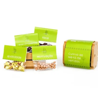 Mix de Nuts em Mini Caixote de Frutas