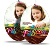 Móbile Oval em PVC Branco Premium 0,50mm 4x4 - 2 unidades