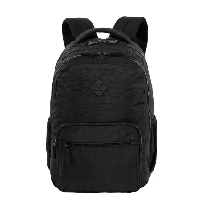 Mochila 2 Compartimentos Sestini College Crinkle 3 Preto