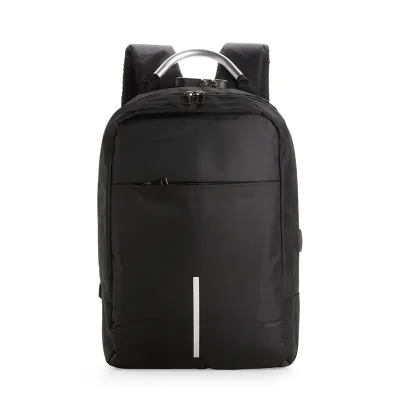 Mochila antifurto em poliéster impermeável