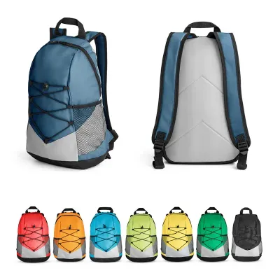 Mochila Com Bolsos Laterais em Tela