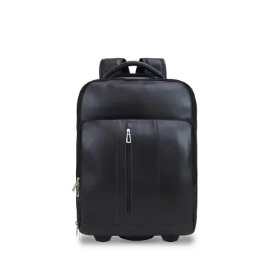 Mochila Com Carrinho Com Espaco Para Laptop Bolso Frontal e Fechamento em Ziper