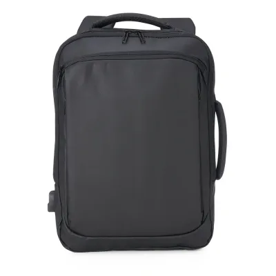 Mochila Couro Sintetico Usb 17 Litros