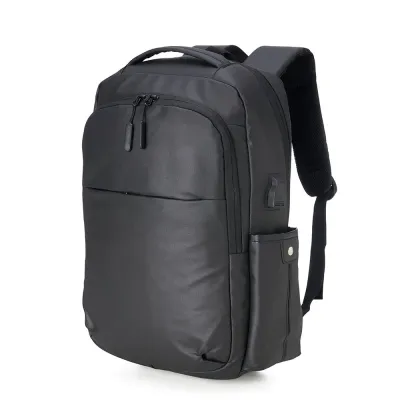 Mochila Couro Sintetico Usb 20l