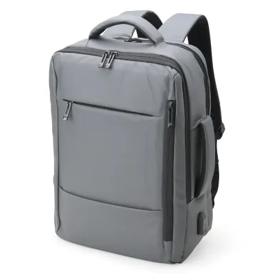 Mochila Couro Sintetico Usb 25l
