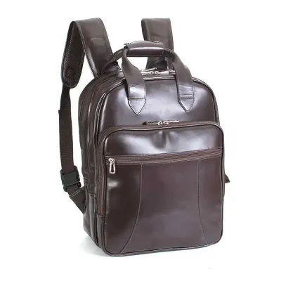 Mochila de Couro Com Carrinho
