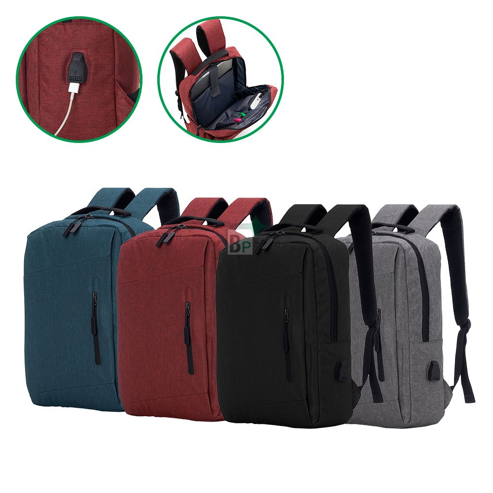 Mochila de Nylon USB 21L Personalizada