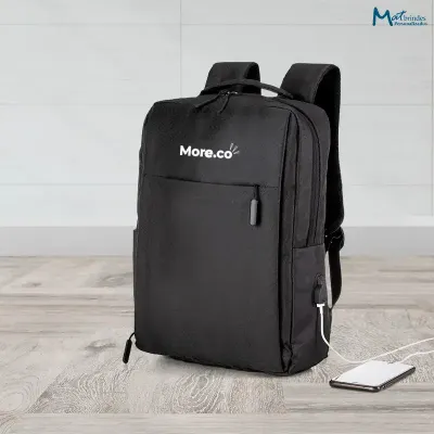 Mochila de Nylon Usb 21l Personalizada