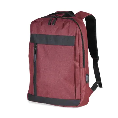 Mochila de Nylon Usb 21l Promoconal Lnr01325b