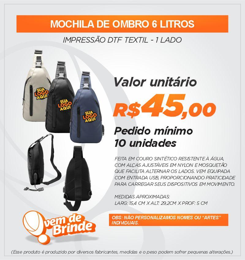 Mochila de Ombro 6 Litros