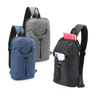 Mochila de ombro confeccionada em nylon