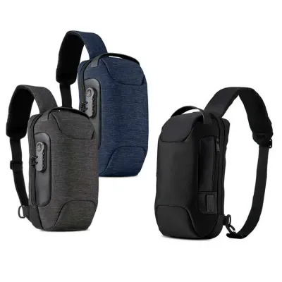 Mochila de Ombro Usb Anti Furto
