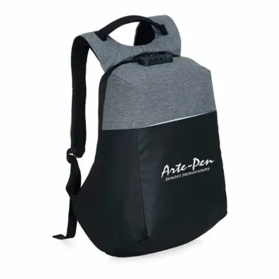 Mochila de Poliester Anti Furto Usb Com Segredo