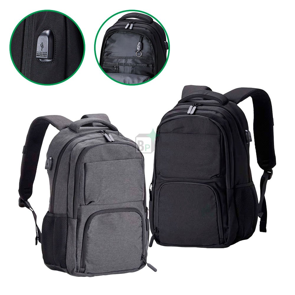 Mochila de Poliéster USB 30 Litros Personalizado