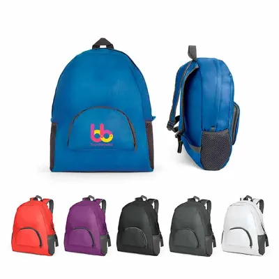 Mochila Dobravel Com Bolso Frontal