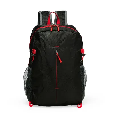 Mochila Dobravel Personalizada Impermeavel 16l Com Ziper