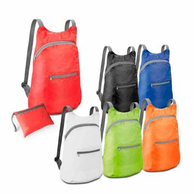 Mochila Dobravel Ripstop Colorida Personalizada