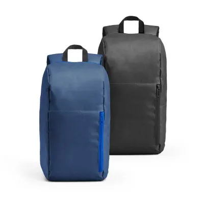 Mochila em Nylon 600d Com Bolso Frontal e Ziper