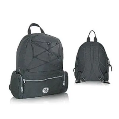 Mochila em Poliester 600 Bolso Frontal e Lateral Porta Notebook Interno Espumada Nas Costas e Fun