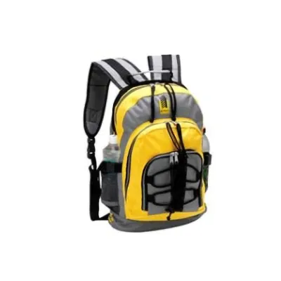 Mochila em Poliester 600 Bolsos Frontais e Laterais Fino Acabamento Interno