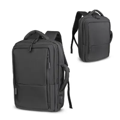 Mochila em poliéster 600D com alças acolchoadas de ombro e mão
