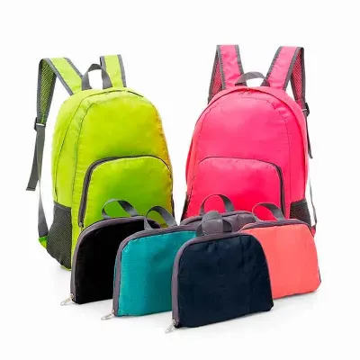Mochila Esportista Escolar Dobravel Prova Dagua de Nylon