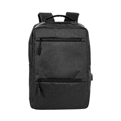 Mochila Grande Notebook 15 Usb Sestini Online - Preto