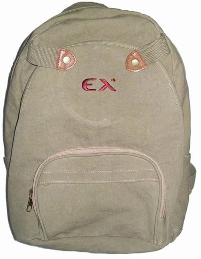 Mochila Lona Premium Bege