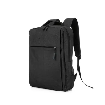 Mochila Nylon 20L com USB - Preta