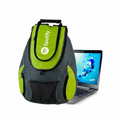 Mochila Nylon 3 Bolsos Frontais e 2 Laterais