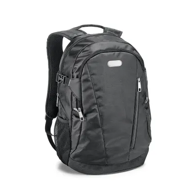 Mochila para notebook em 840D jacquard com dois compartimentos forrados