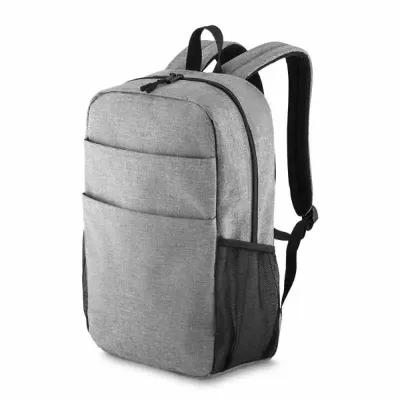 Mochila Personalizada Cinza em Tecido Nylon
