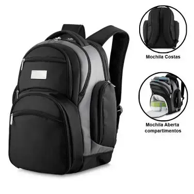 Mochila Porta Notebook e Compartimento Termico