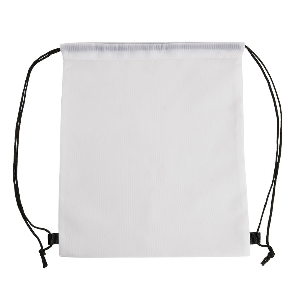 Mochila Saco Branca em Poliéster - X02079B