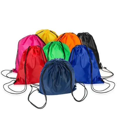 Mochila Saco de Poliéster: várias cores