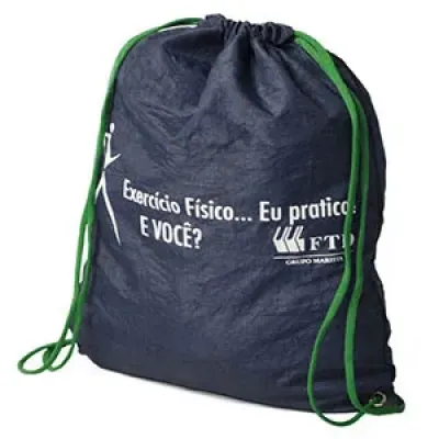 Mochila Saco em Nylon em Diversas Cores
