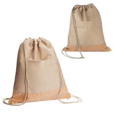Mochila Saco em Poliester 600d e Cortica Personalizavel