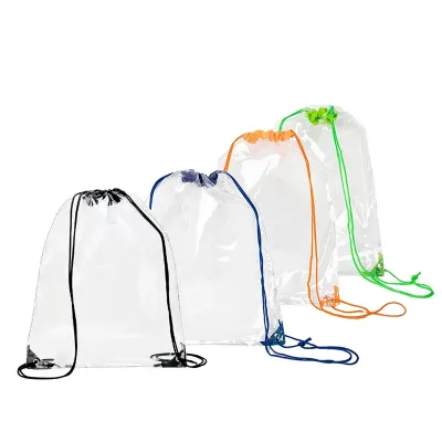 Mochila Saco em PVC - em várias cores