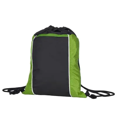 Mochila Saco Impermeável com detalhe verde